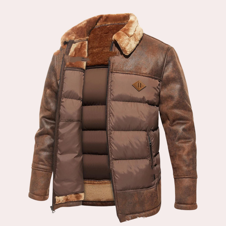 Winter Gesteppte Daunenjacke Für Herren | Stylisch