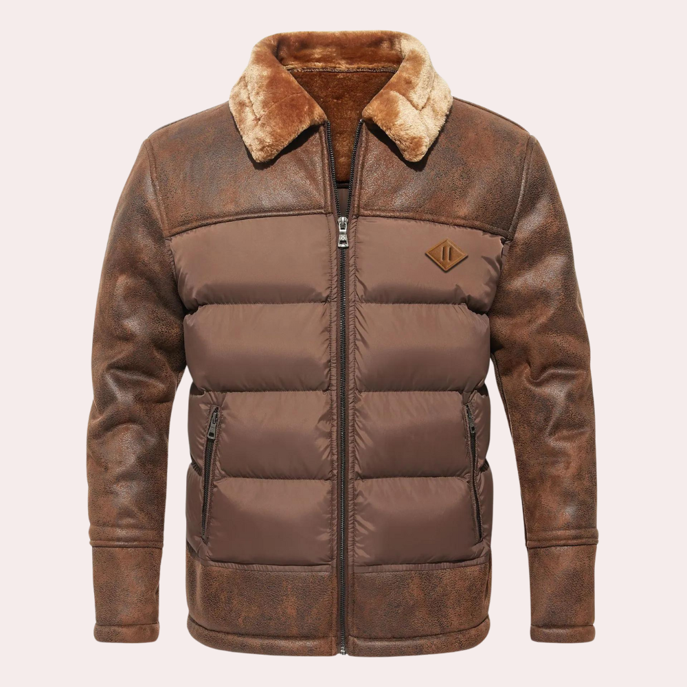 Winter Gesteppte Daunenjacke Für Herren | Stylisch
