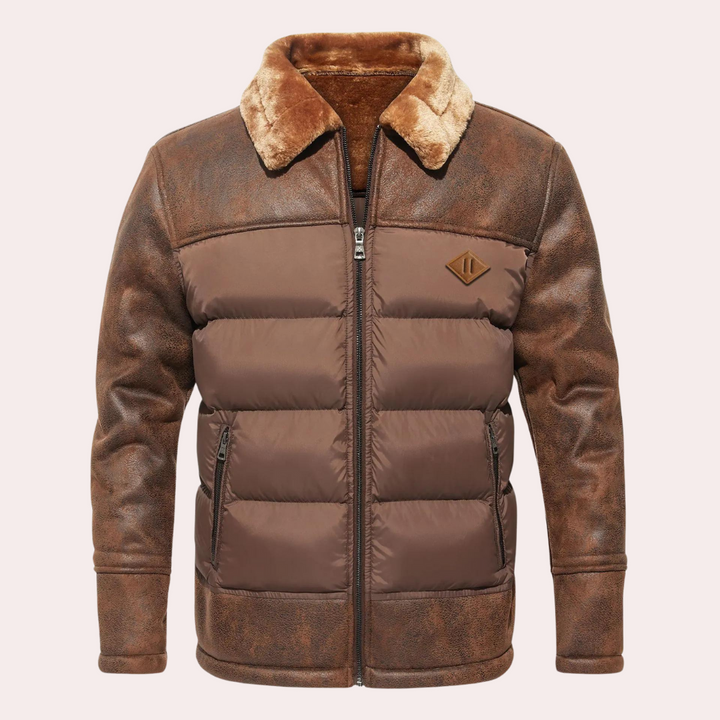 Winter Gesteppte Daunenjacke Für Herren | Stylisch
