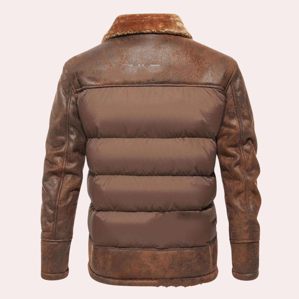 Winter Gesteppte Daunenjacke Für Herren | Stylisch