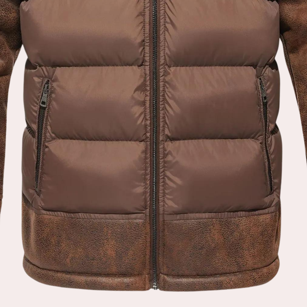 Winter Gesteppte Daunenjacke Für Herren | Stylisch