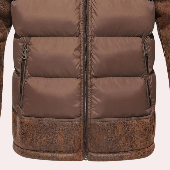Winter Gesteppte Daunenjacke Für Herren | Stylisch