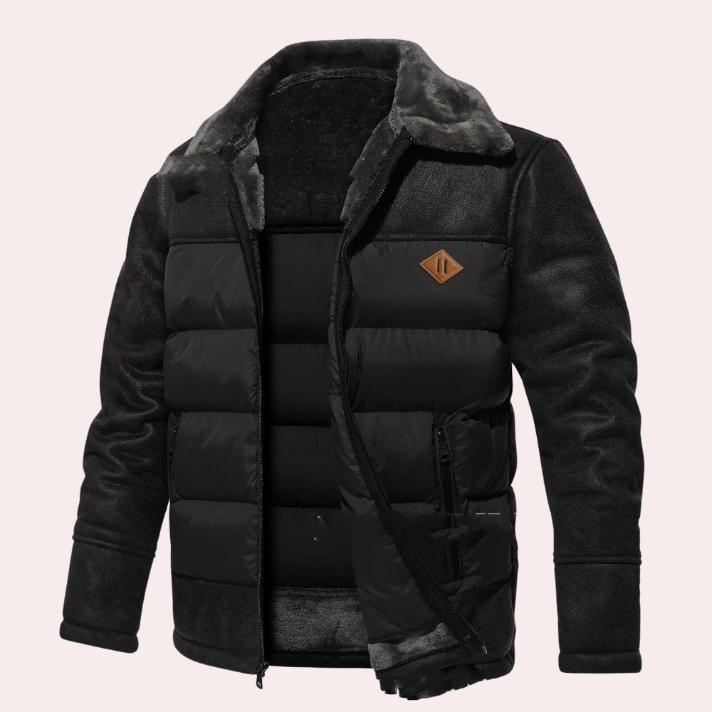 Winter Gesteppte Daunenjacke Für Herren | Stylisch