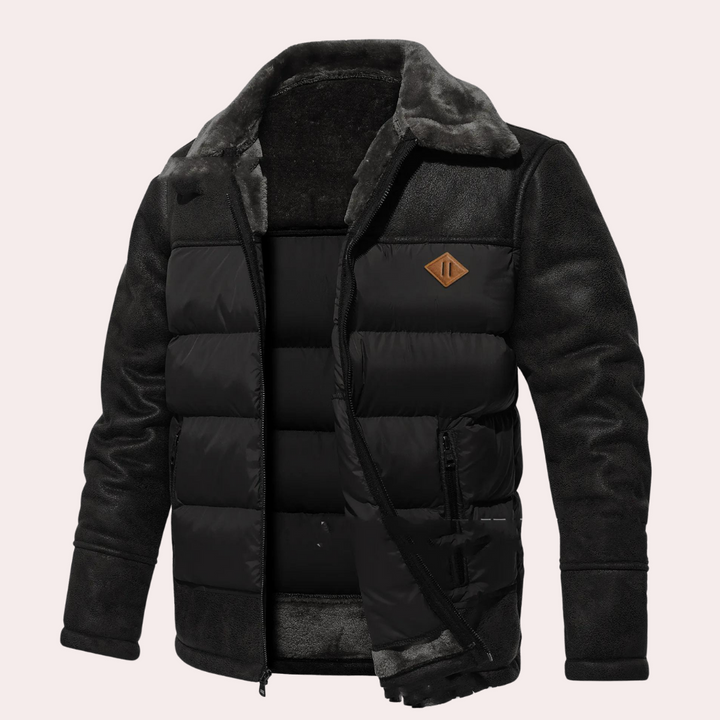 Winter Gesteppte Daunenjacke Für Herren | Stylisch