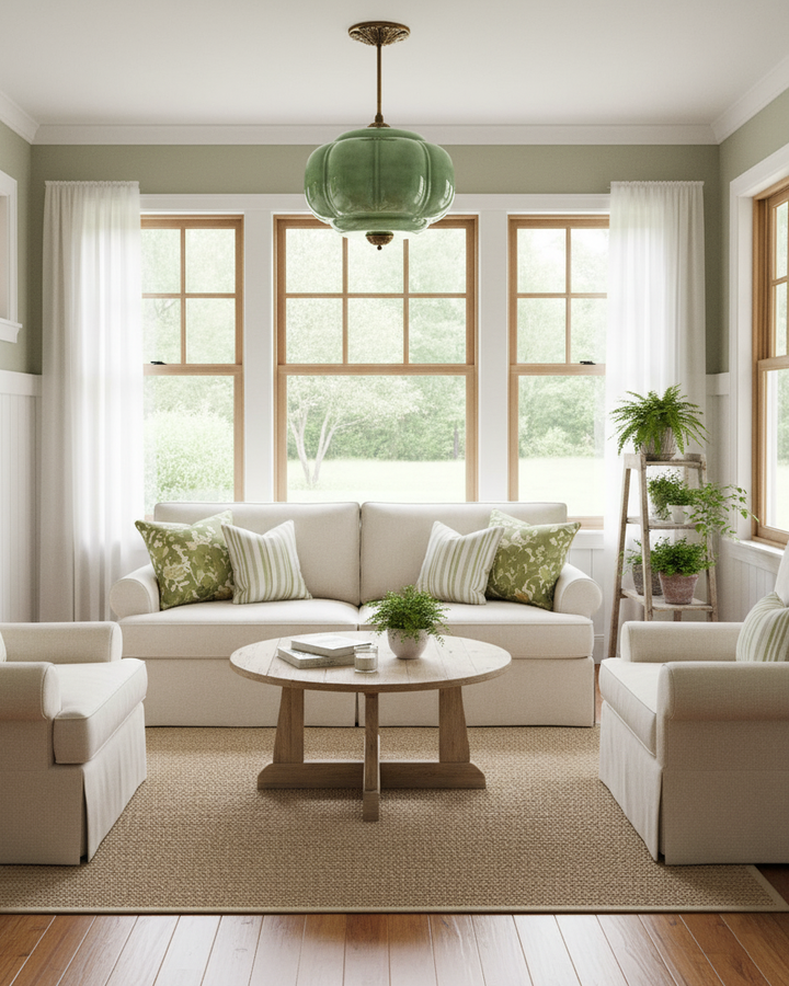 Decorative Glass Ceiling Light with Metal Fittings