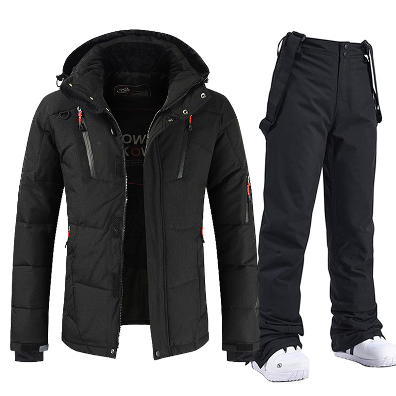 Gepolsterte Ski-Jacke Und Hose Set | Winter