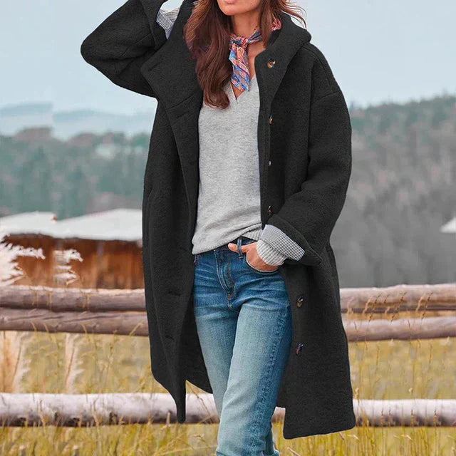 Stylischer Damen Herbstmantel | Lange Ärmel
