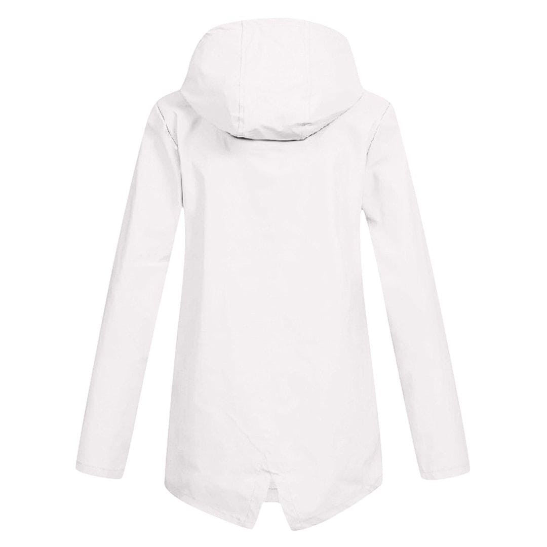 Damen Kapuzen Regenjacke | Langarm