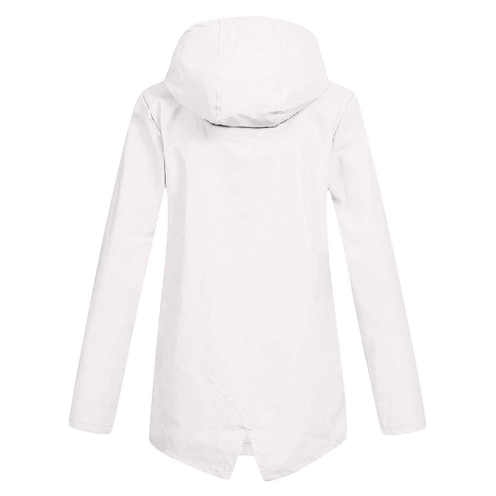 Damen Kapuzen Regenjacke | Langarm