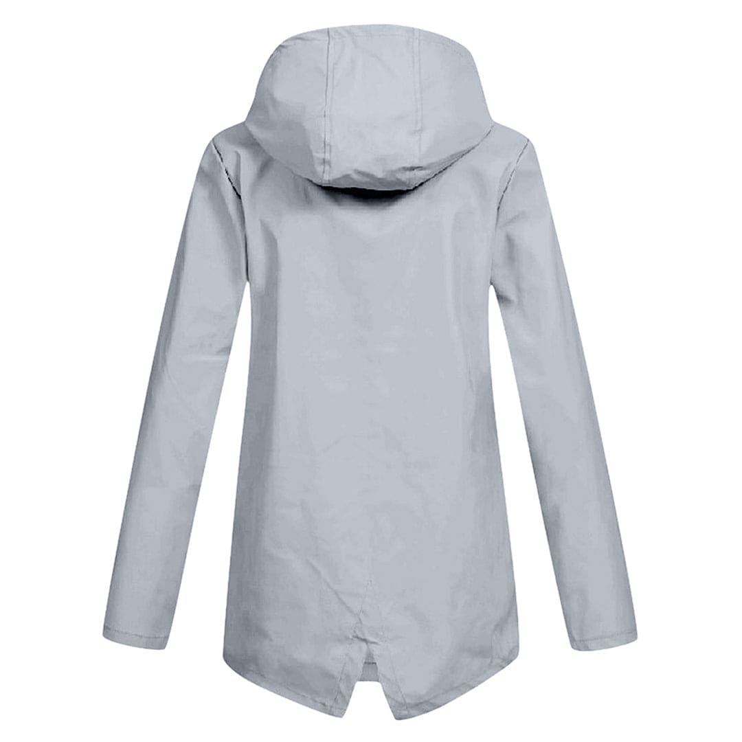 Damen Kapuzen Regenjacke | Langarm