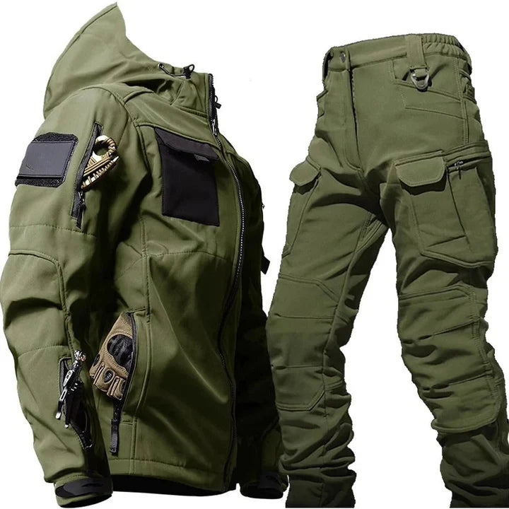 Herren-Outdoor-Set mit Cargo-Jacke & Hose
