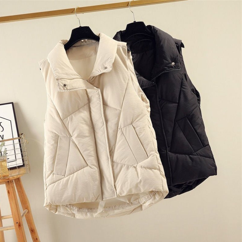 Stylische Damen Winter Daunenjacke | Ärmellos