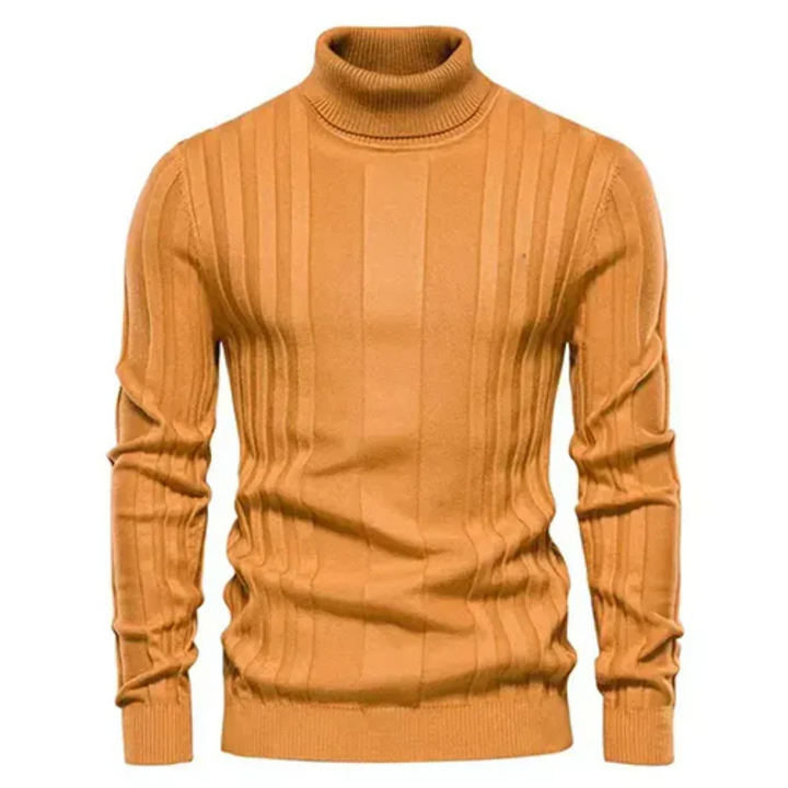 Herren Stilvoller Strickpullover | Rollkragen