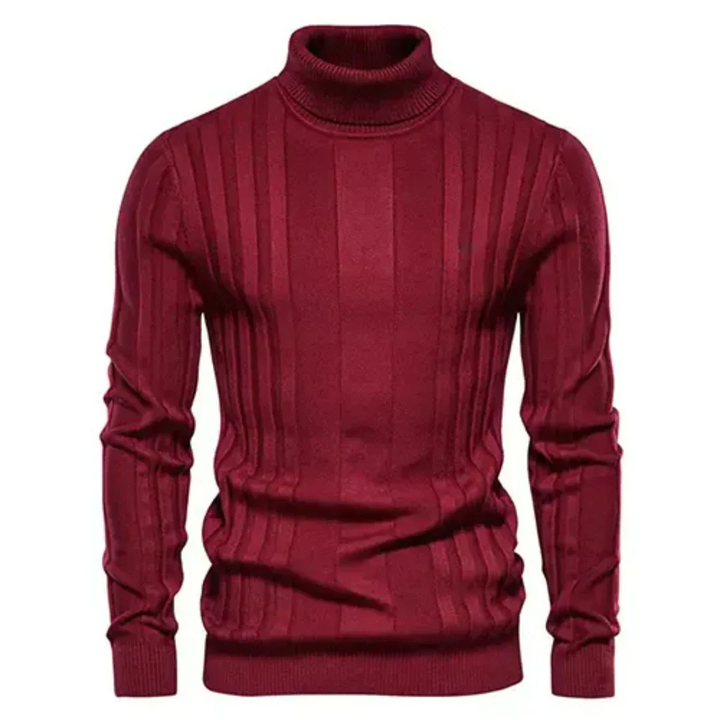 Herren Stilvoller Strickpullover | Rollkragen