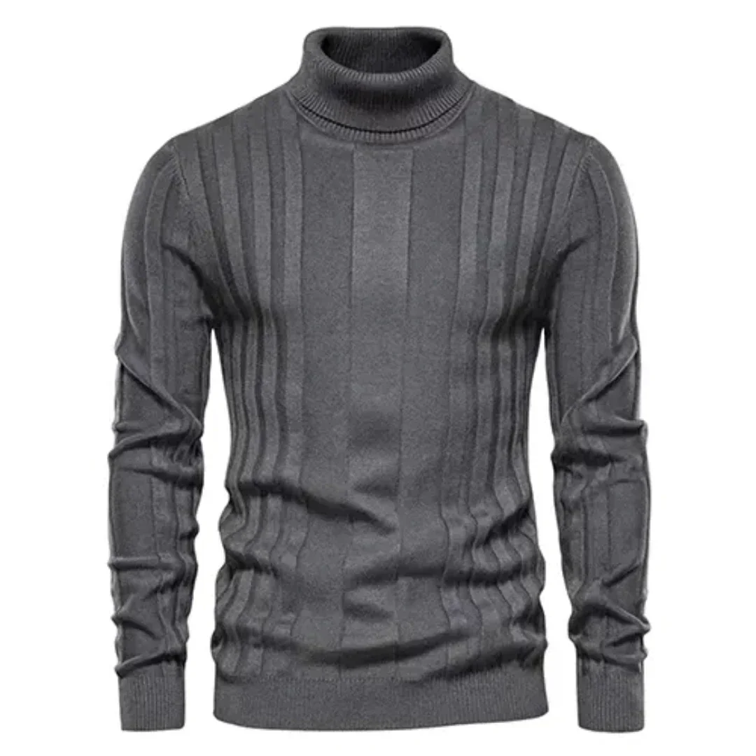 Herren Stilvoller Strickpullover | Rollkragen
