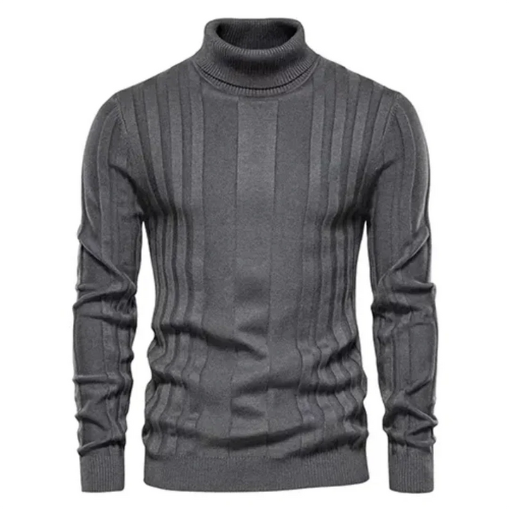 Herren Stilvoller Strickpullover | Rollkragen