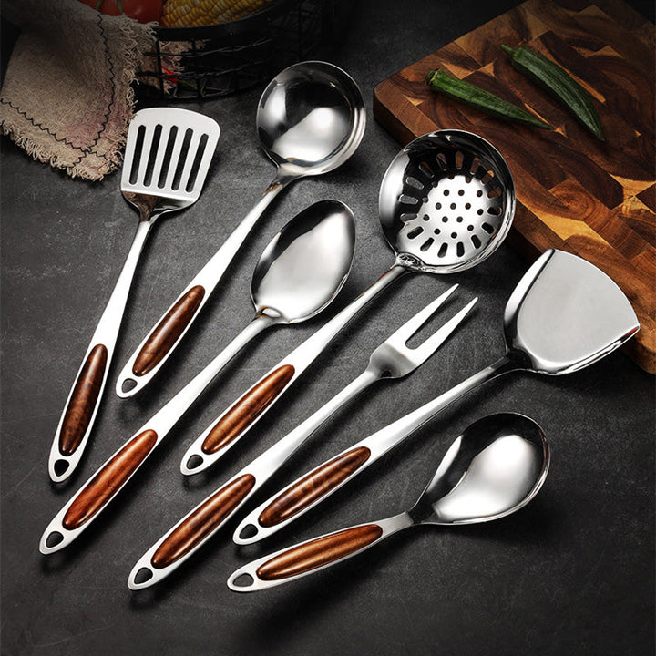 Multi-Piece Cooking Utensil Set Practical Kitchen Tool Collection