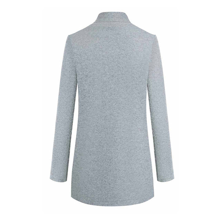 Moderner Trenchcoat Mit Offener Vorderseite Für Damen | Gerader Schnitt
