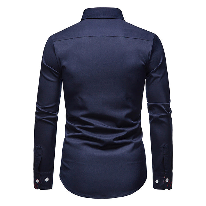 Herren Stilvolles Retro Druckhemd | Slim Fit
