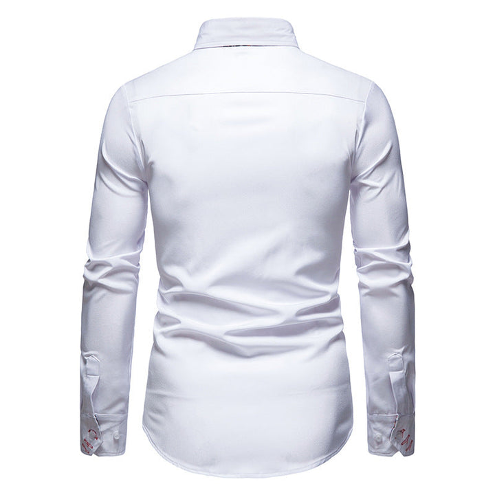 Herren Stilvolles Retro Druckhemd | Slim Fit