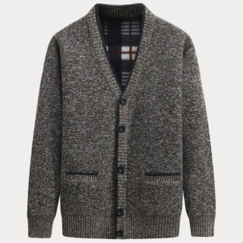 V-ausschnitt Cardigan Mit Taschen Für Herren | Herbst