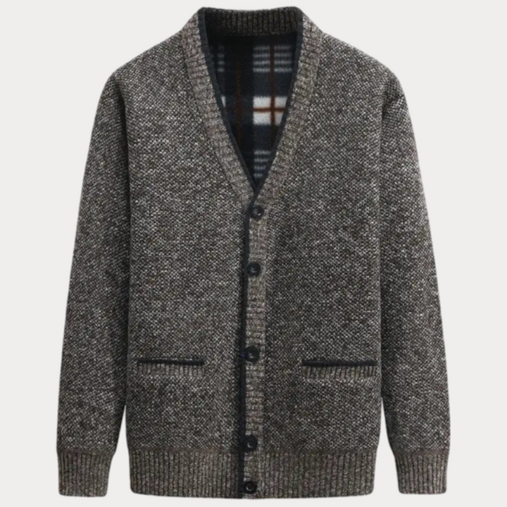 V-ausschnitt Cardigan Mit Taschen Für Herren | Herbst