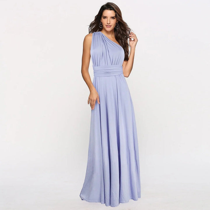 Capucine | Elegantes Brautjungfernkleid Mit Schmetterlingsausschnitt | Maxi