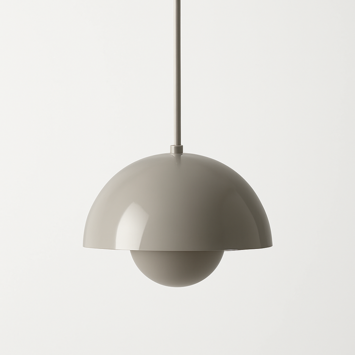 Scandinavian Style Half-Circle Pendant Light Modern Colour Accent