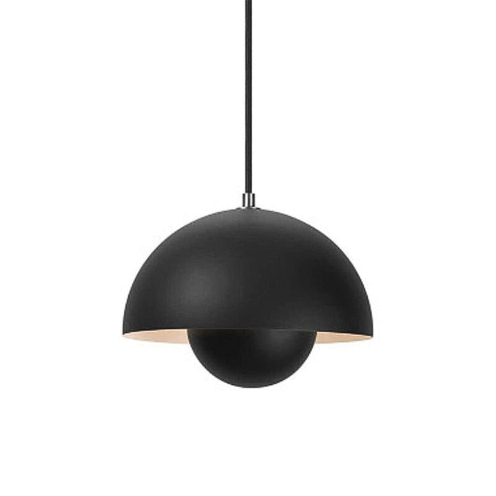 Scandinavian Style Half-Circle Pendant Light Modern Colour Accent