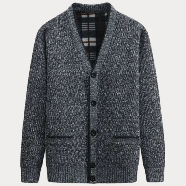 V-ausschnitt Cardigan Mit Taschen Für Herren | Herbst