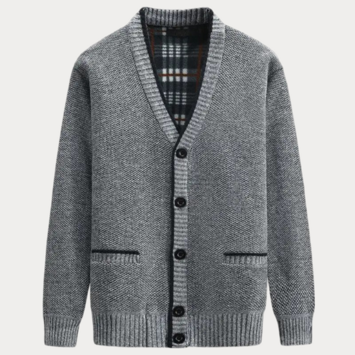 V-ausschnitt Cardigan Mit Taschen Für Herren | Herbst