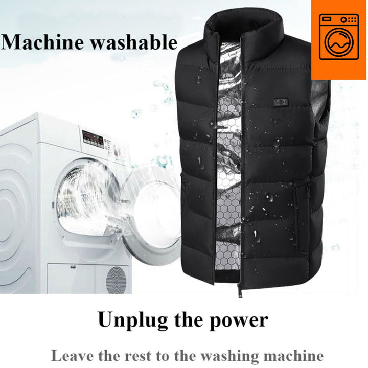 Unisex Heated Gilet with USB Power and Three Heat Levels