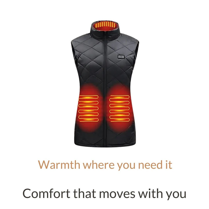 Women’s Electric Heated Gilet Lightweight Warmth for Everyday Outdoor Wear