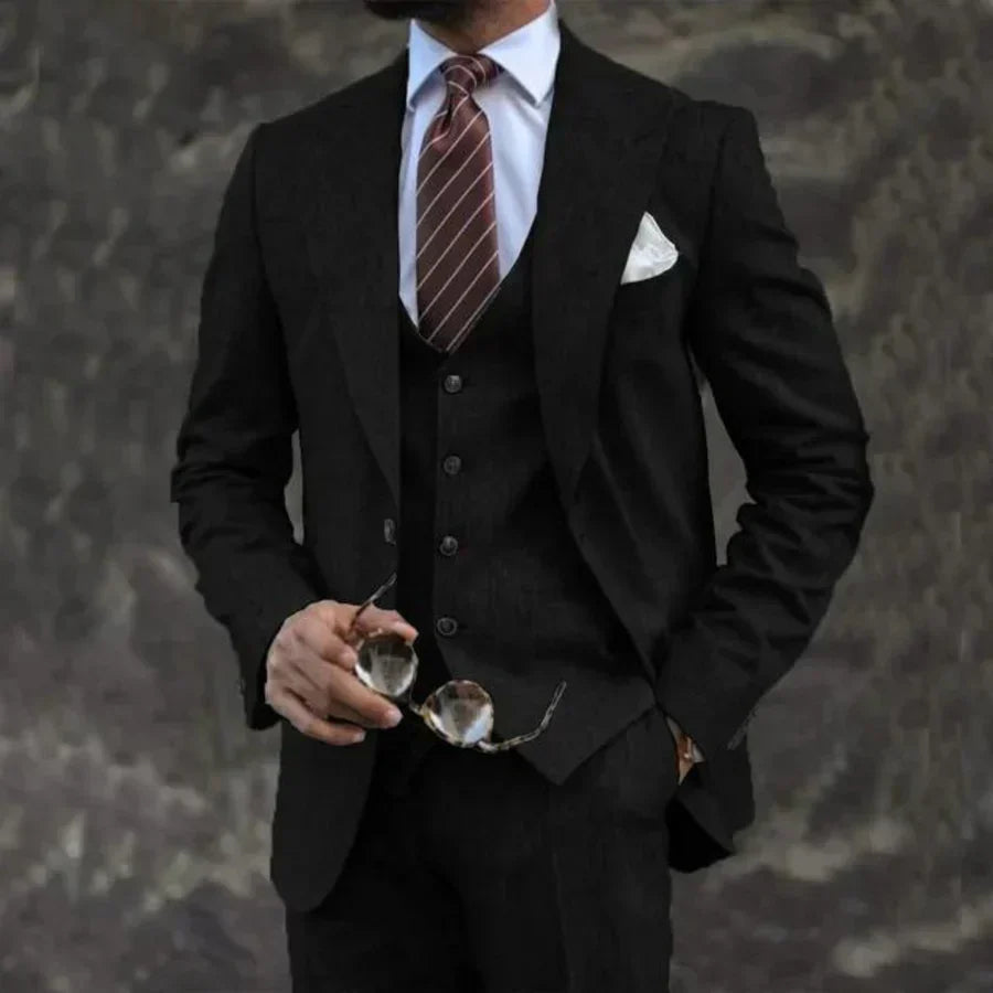 Formelles 3-Teiliges Set Für Herren | Tailliert
