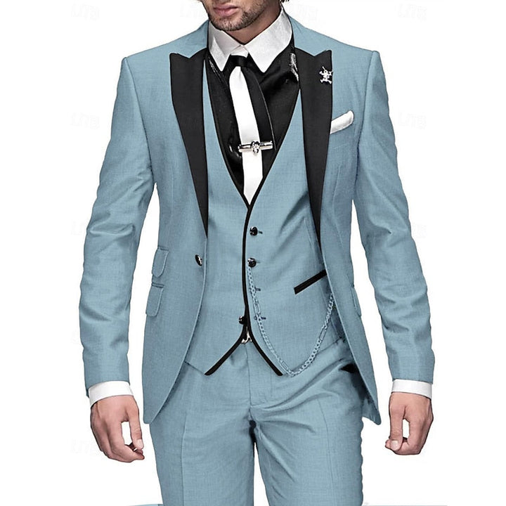 Dreiteiliger Hochzeitsanzug Für Männer