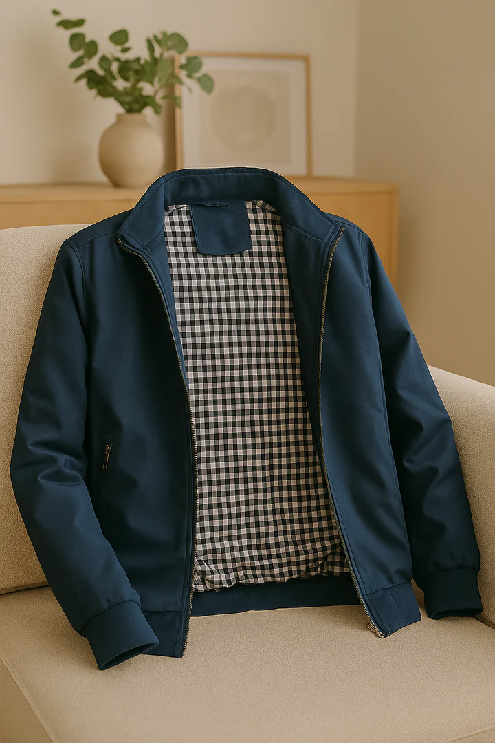 Slim Fit Herren Bomberjacke – Leicht, Stylisch & Ideal für Frühling und Herbst | Modisch & Bequem für Alltag & Freizeit