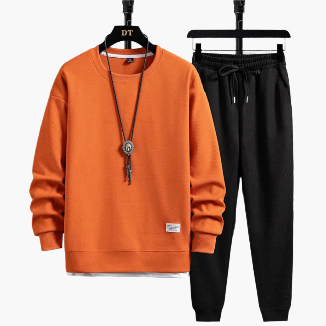 Stylisches Herren Jogginganzug Set Mit Pullover Und Jogginghose | Winter