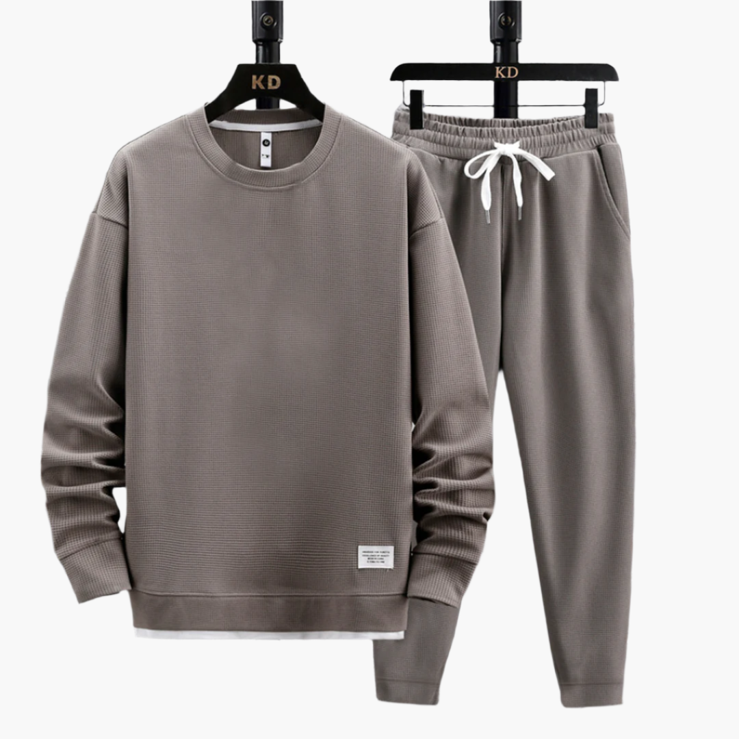Stylisches Herren Jogginganzug Set Mit Pullover Und Jogginghose | Winter