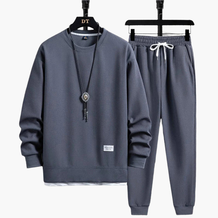 Stylisches Herren Jogginganzug Set Mit Pullover Und Jogginghose | Winter