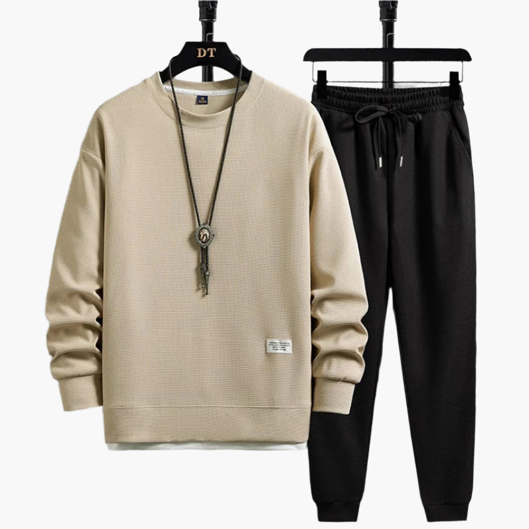 Stylisches Herren Jogginganzug Set Mit Pullover Und Jogginghose | Winter