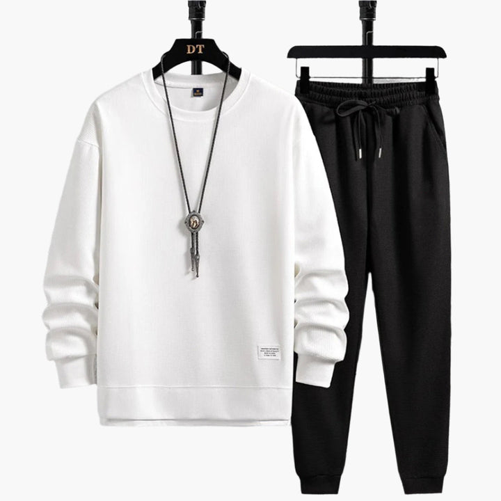 Stylisches Herren Jogginganzug Set Mit Pullover Und Jogginghose | Winter