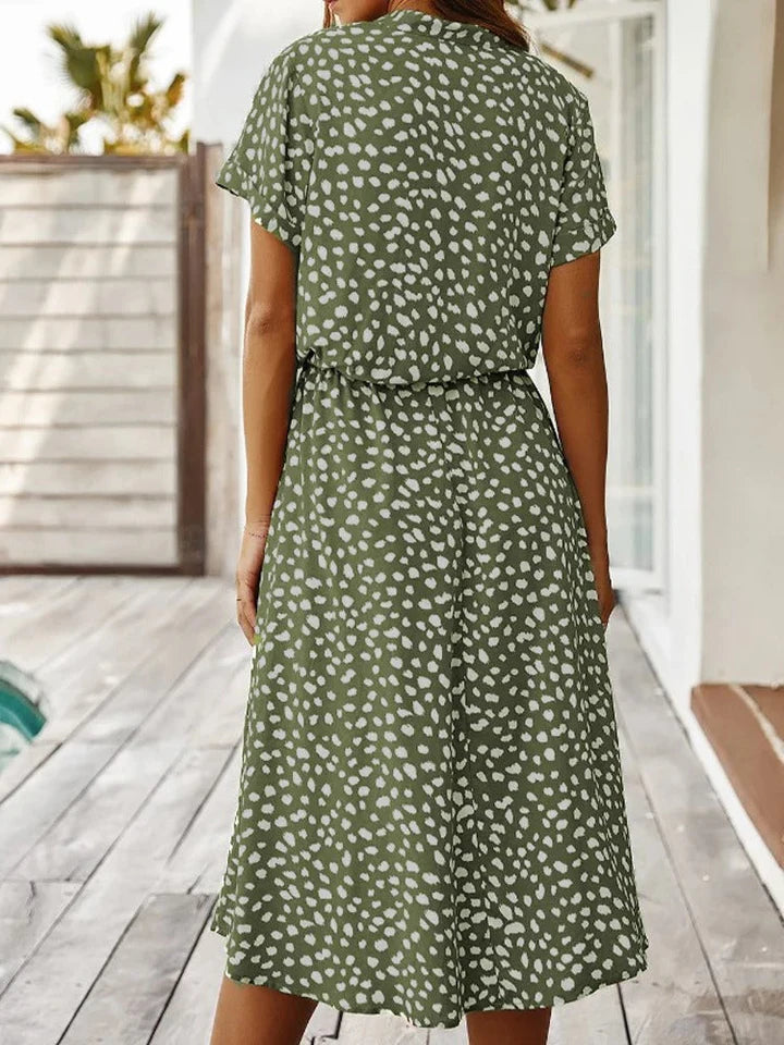 Sommerkleid mit Print für Damen – Lässig, Luftig & Bequem | Perfekt für warme Tage, Urlaub & Freizeit