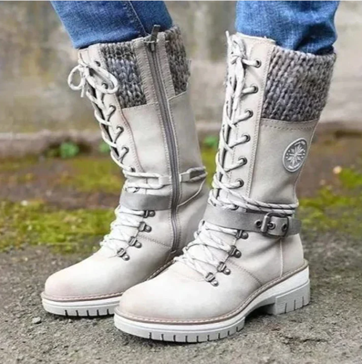 Damen Winterstiefel Zum Schnüren | Stylisch
