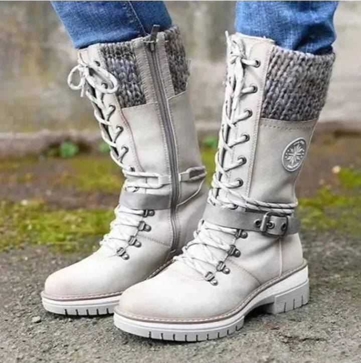 Damen Winterstiefel Zum Schnüren | Stylisch