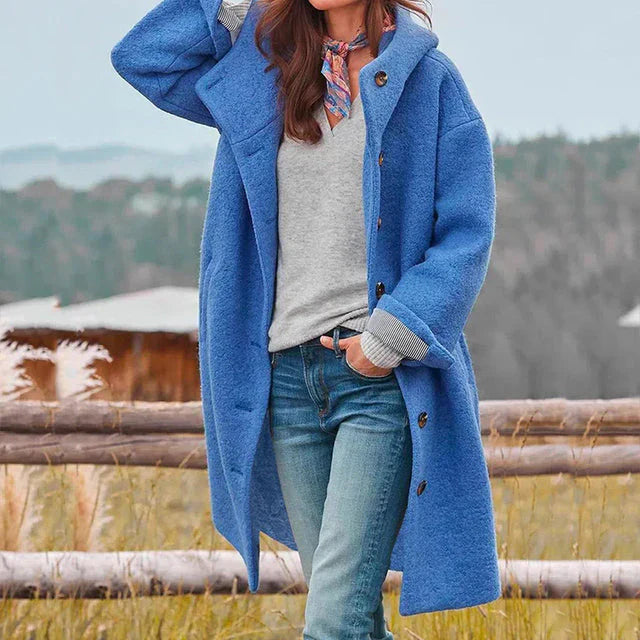 Stylischer Damen Herbstmantel | Lange Ärmel