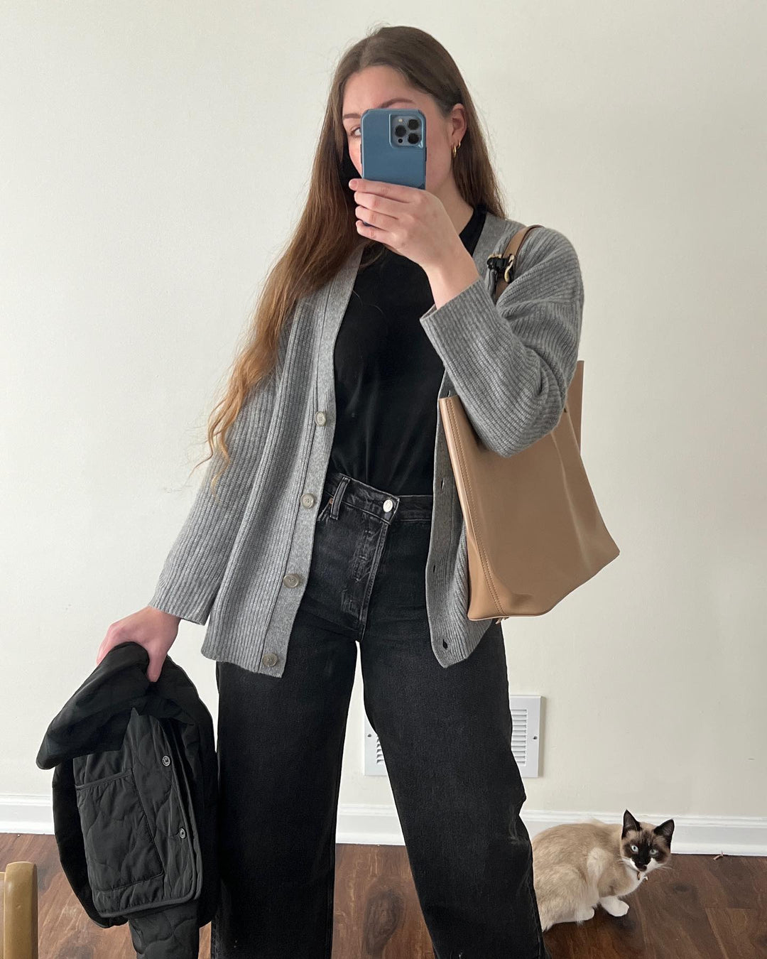 Gerippter Cardigan Mit Knopfleiste Für Damen | Übergröße