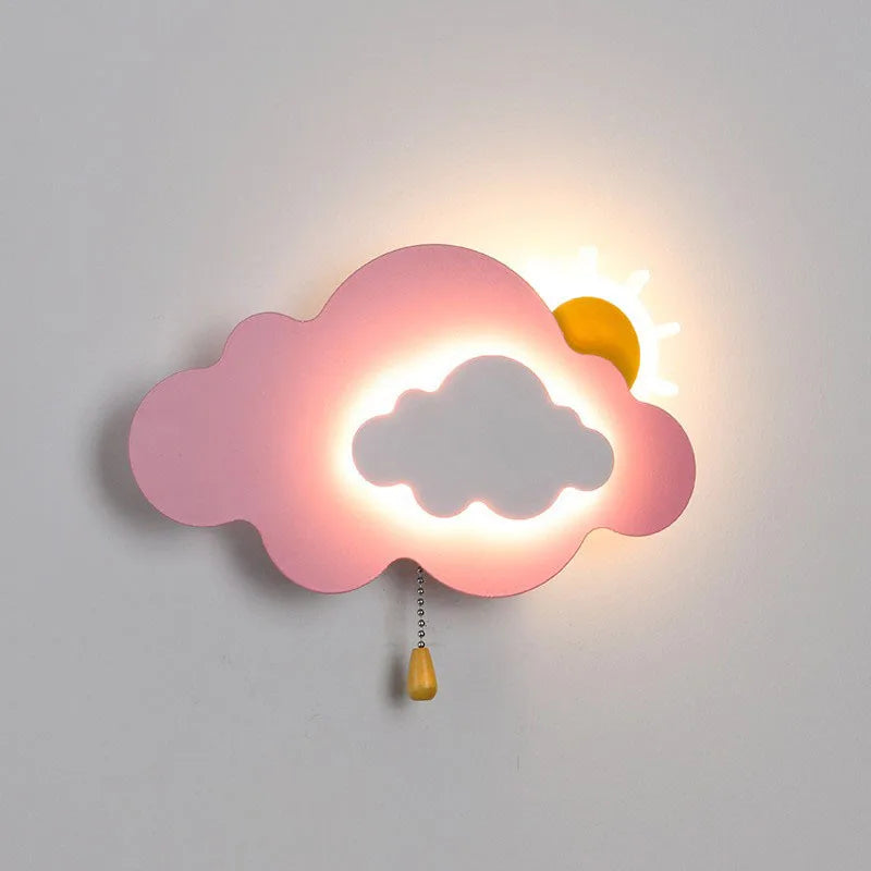 Lámpara de Pared Decorativa en Forma de Nube para Habitación Infantil