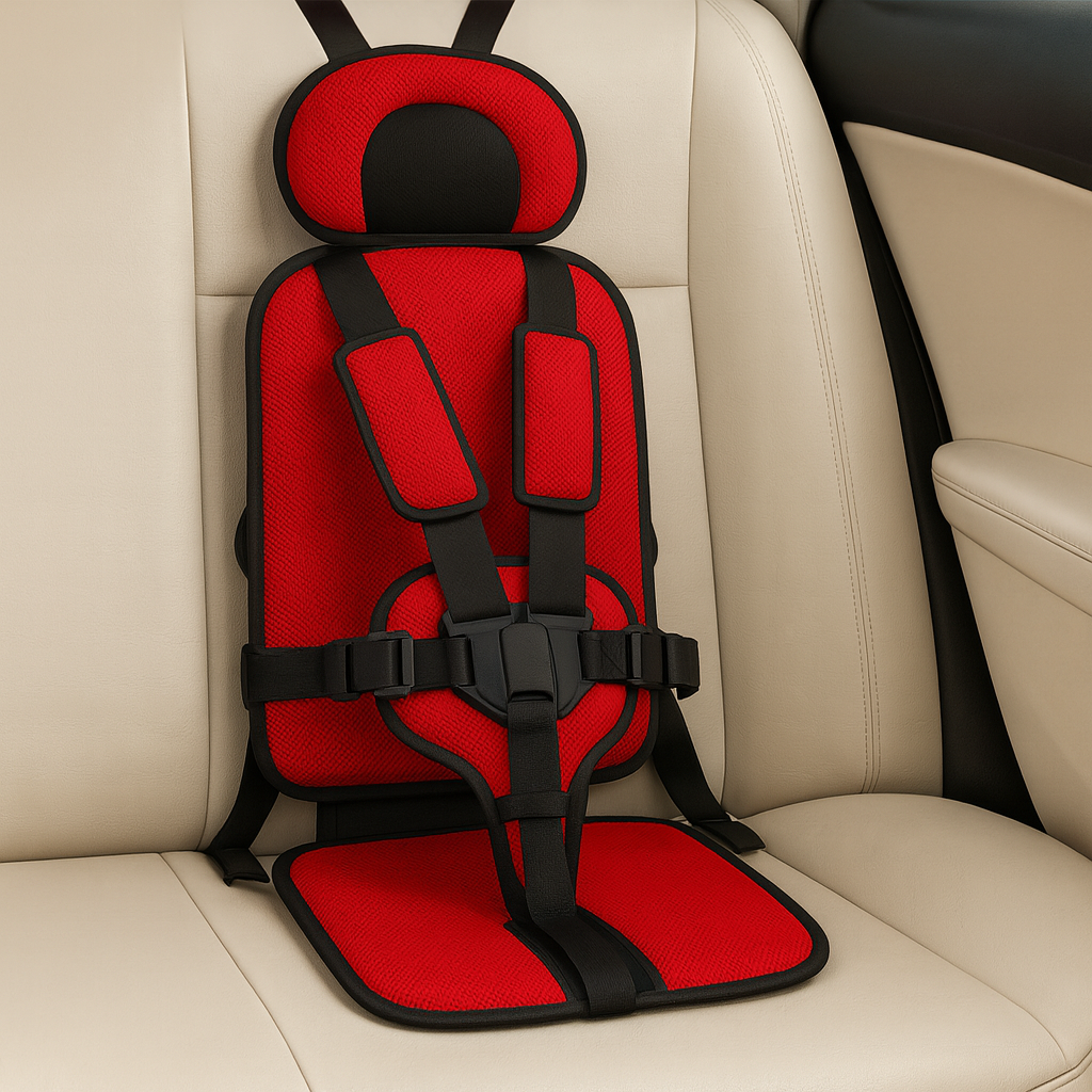 Child Travel Booster Seat Portable Safety Support for Car Journeys