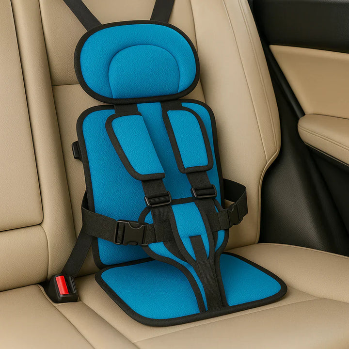 Child Travel Booster Seat Portable Safety Support for Car Journeys