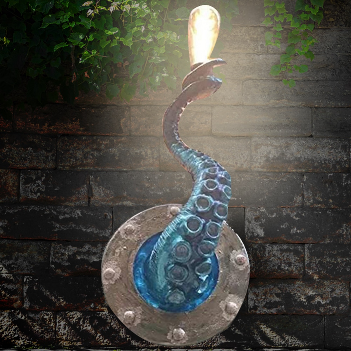 Octopus Wall Light Sculptural Ocean Design Lamp